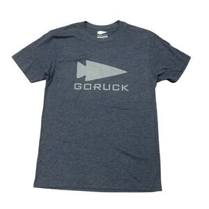 Goruck Shirt Medium Blue Gray USA Flag Military Gym Workout Outdoor Traininh